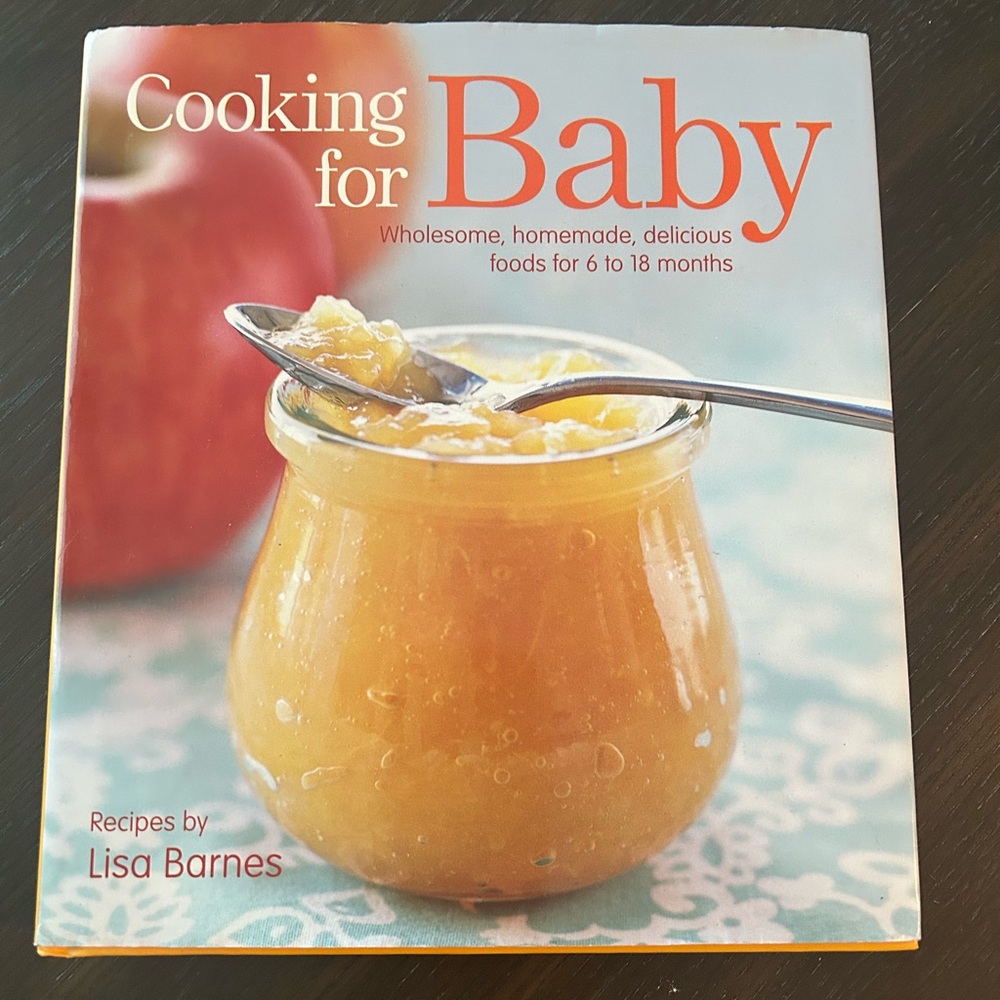 Cooking for baby hardcover book